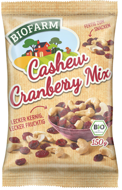 KLUTH Beutel Bio-Cashew Cranberry Mix