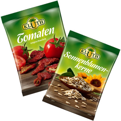 KLUTH Beutel Tomaten und Sonnenblumenkerne