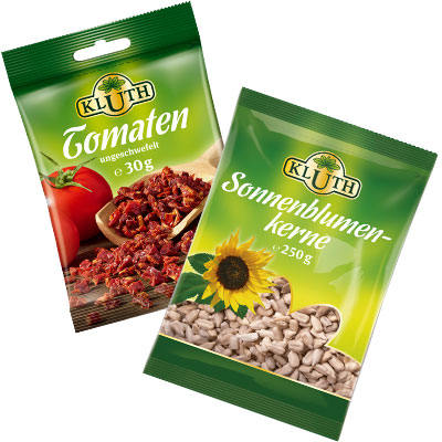 KLUTH Beutel Tomaten und Sonnenblumenkerne