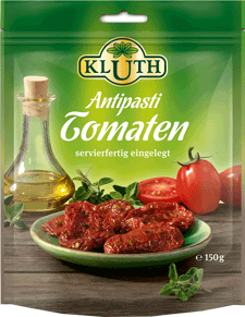 Bild Kluthbeutel Antipasti Tomaten