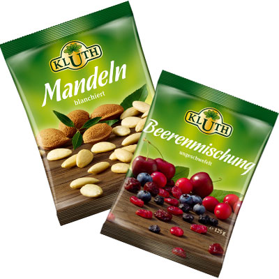 KLUTH Beutel weiße Mandeln und Beerenmischung