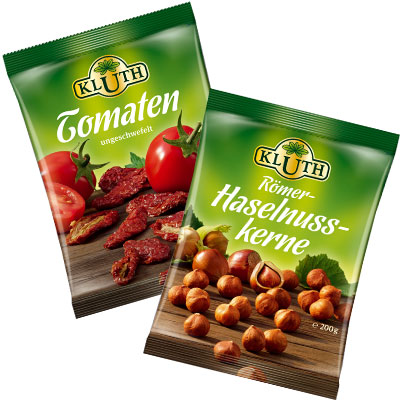 KLUTH Beutel Tomaten und Haselnusskerne