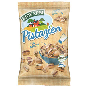 Tüte Bio Pistazien fein gesalzen