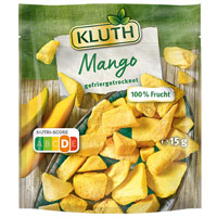 Tüte gefriergetrocknete Mango von KLUTH