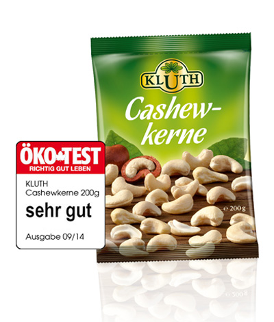 ÖKOTEST Cashewkerne